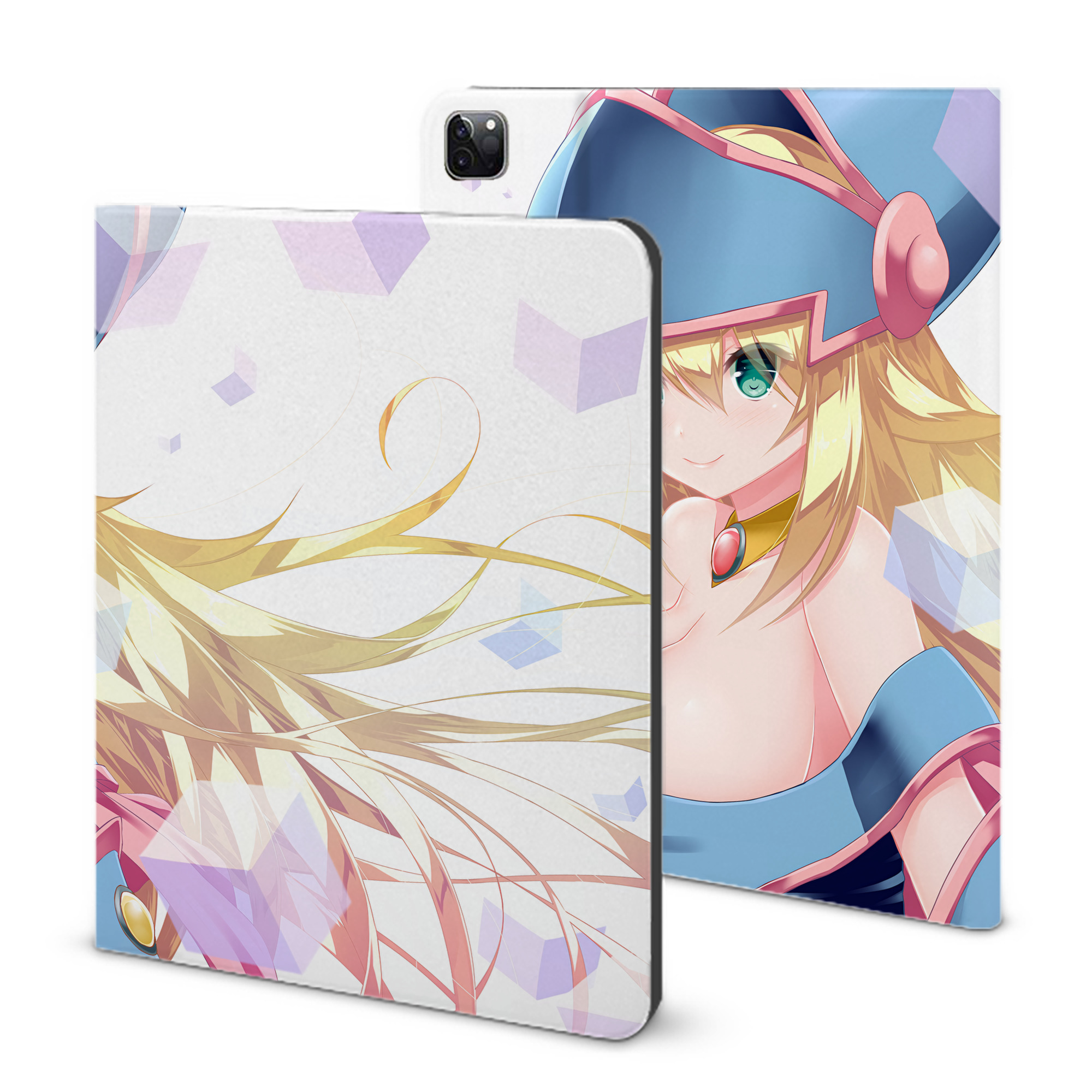 （画像用） 遊☆戯☆王 Yu-Gi-Oh! IPad ケース ブック型 PUレザー TPU 耐衝撃 軽量 薄型 ペン収納なし 全面保護 IPad 各モデル対応
